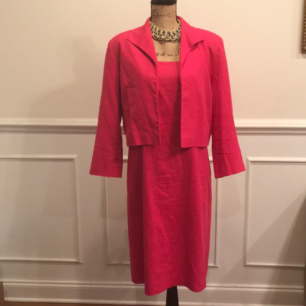 Liz Claiborne pink 2 piece outfit size 14